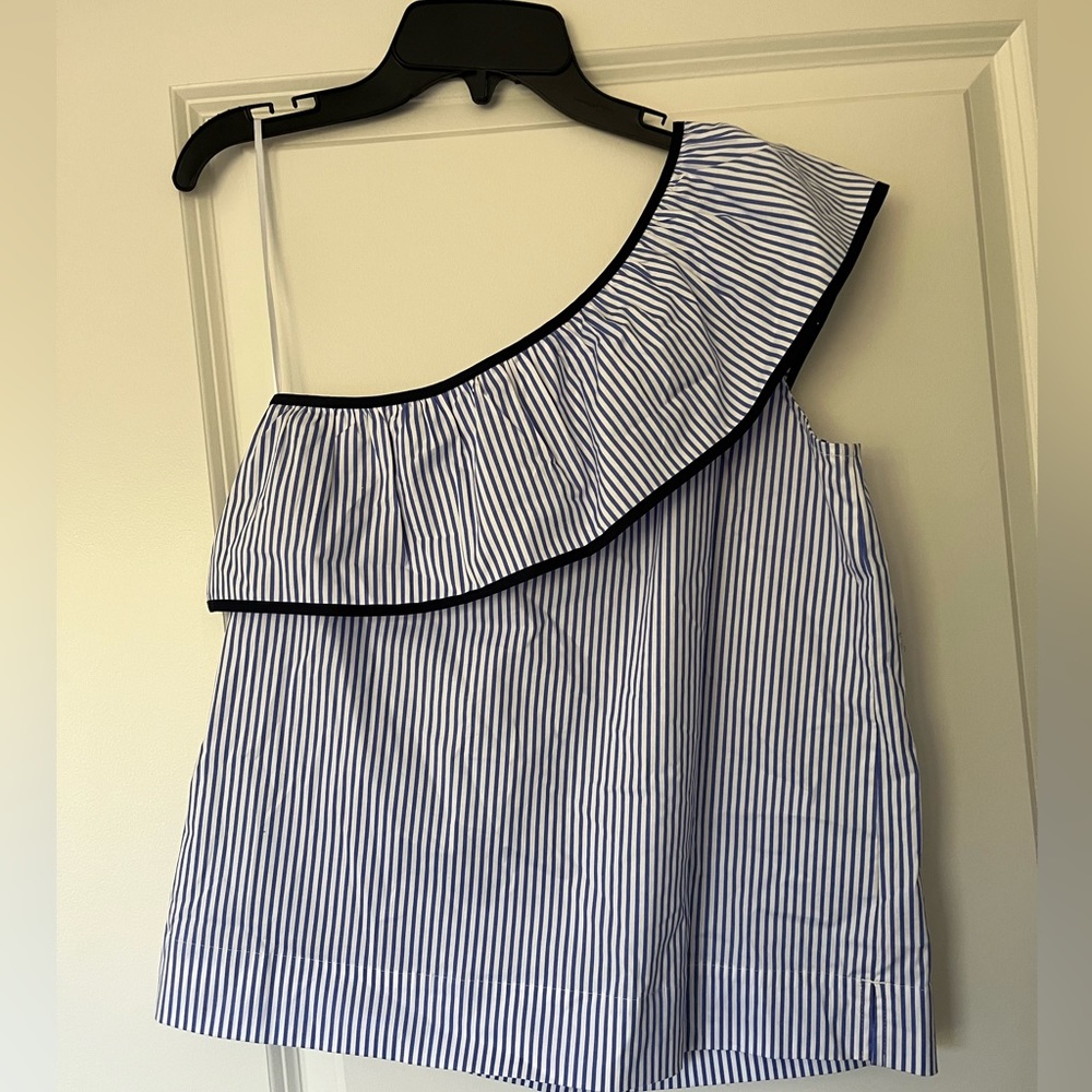 J.Crew one shoulder blouse!